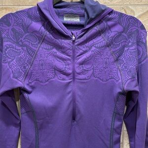 Athleta Twist 1/2 Zip Technical Pullover Hoodie